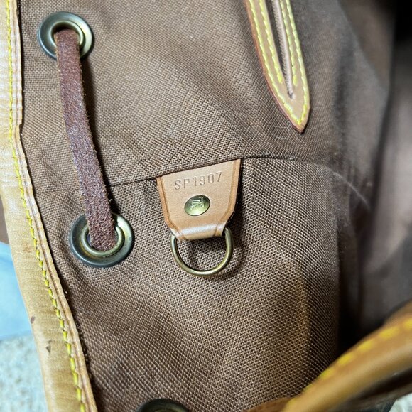 Louis Vuitton Montsouris MM Monogram Canvas Backpack Brown M51137 - Picture 13 of 13